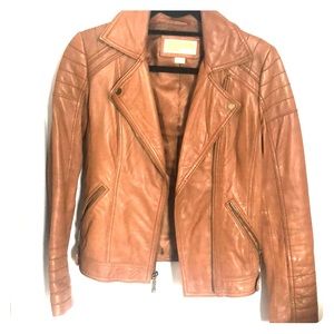 Michael Kors 100% real leather jacket